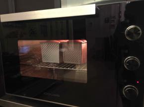 卡士960A蒸汽风炉设置170度，时间为40分钟（预热8分钟、烘烤32分钟）