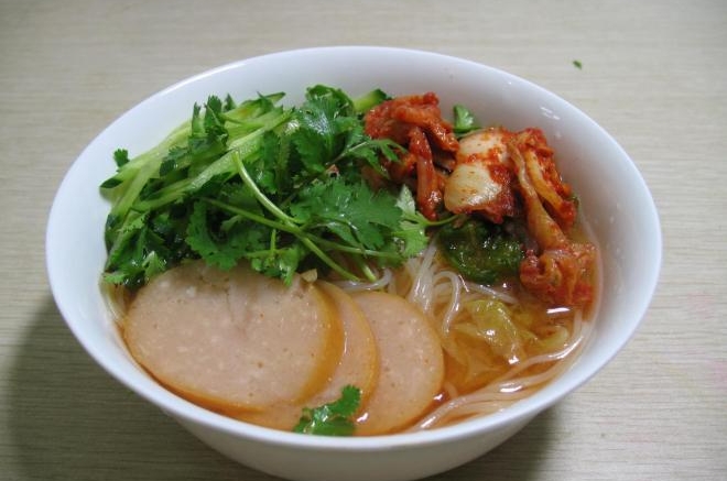 泡菜汤冷面