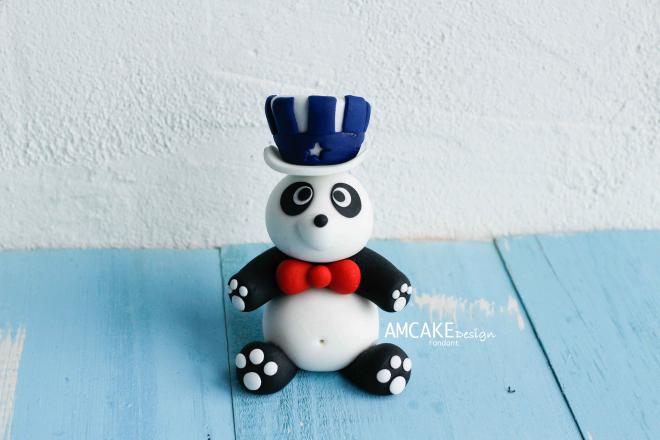 Panda翻糖熊猫手作