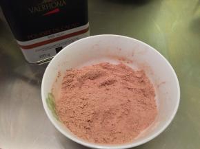 可可粉和低粉混合过筛