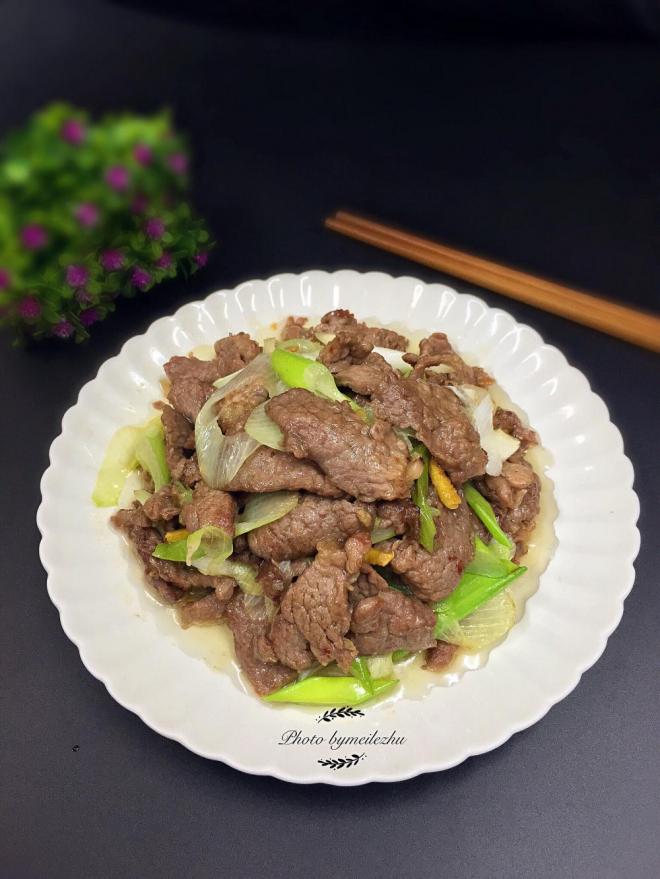 大葱爆牛肉