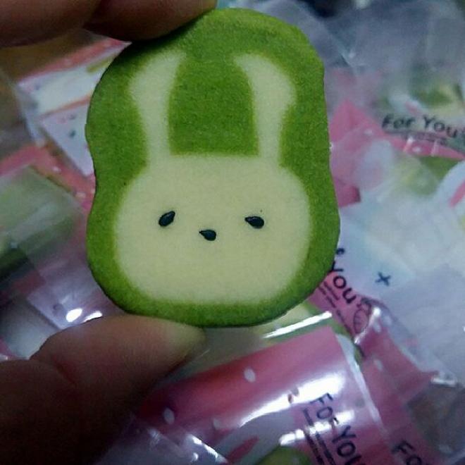 【抹茶兔兔曲奇】：花点功夫让饼干萌萌哒！