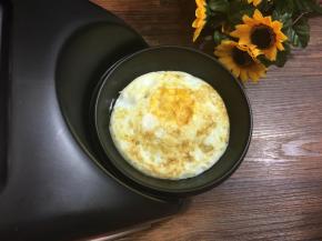 如果鸡蛋不喜欢半熟的，可以再单选择煎蛋功能，将鸡蛋翻面再煎熟。