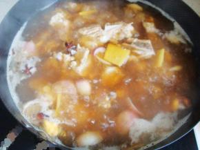 加入适量的开水。