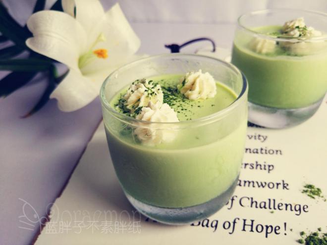 超好吃的抹茶布丁