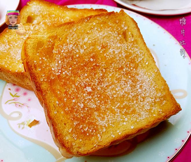【变着花样吃吐司】：糖片吐司！