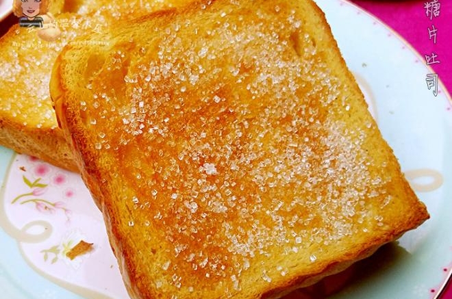 【变着花样吃吐司】：糖片吐司！