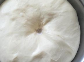 然后进行发酵，发到2倍大小为止。