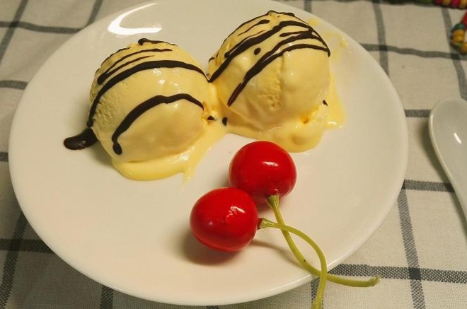 香草味冰淇淋