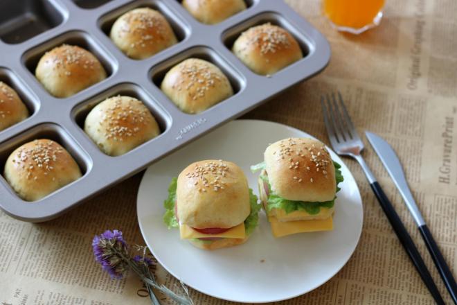 黄豆粗粮迷你汉堡