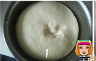 将中种材料的干酵母加少许清水融化，然后与其他材料混合揉至光滑，盖上保鲜膜放冰箱冷藏发酵17小时（我冷藏了36小时，中种面团冷藏发酵只要不超过72小时就行。根据自已的时间来掌握）；