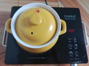 盖上盖子，大火煲30分钟