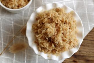 自己做的肉松很蓬松，比超市买的要好很多