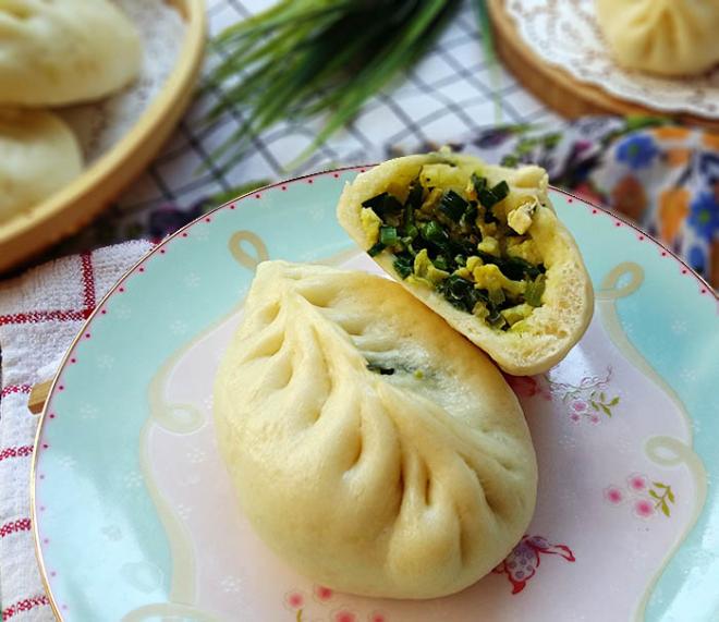 【韭菜鸡蛋豆腐包子】：从此爱上素馅包子