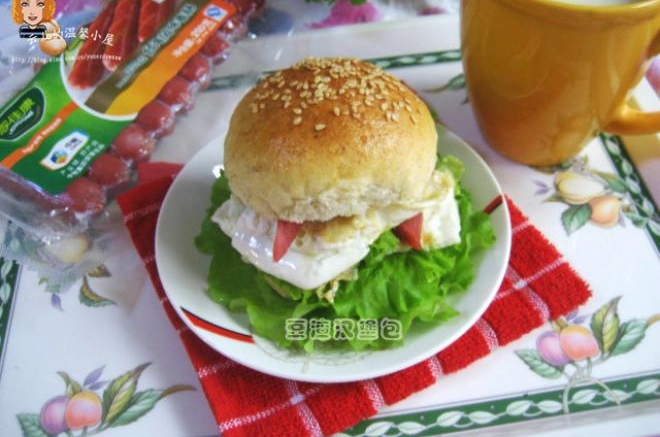 【豆渣汉堡包】：减肥期间的好搭档