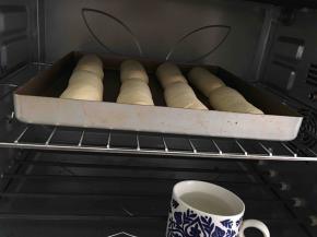 放至35度，湿度百分之80的环境下进行二发