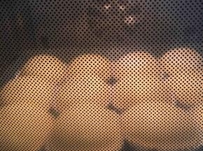 发到八成满时放入预热好180度的烤箱烘烤18分钟左右。