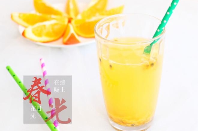 百香果蜂蜜饮