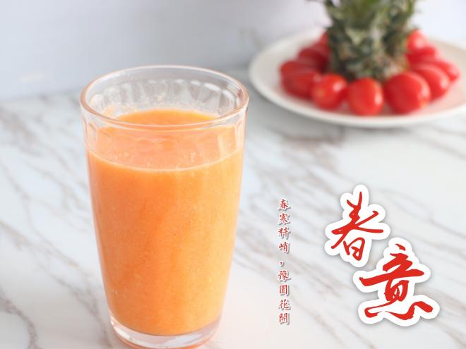 橙子苹果胡萝卜汁