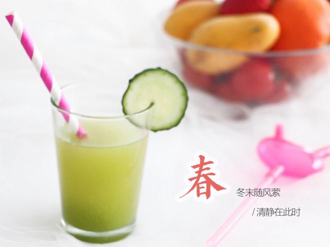 菠萝黄瓜汁