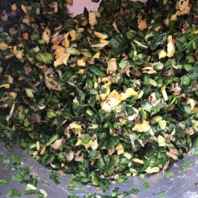 加入十三香、香油、少许盐，搅拌均匀。