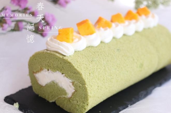 青汁蛋糕卷