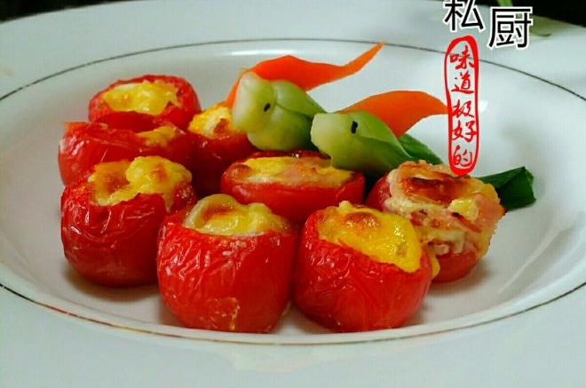 凤还巢【焗圣女果鹌鹑蛋】