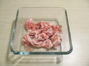 肥牛洗干净备用