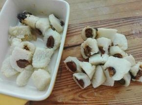 将粽子切块