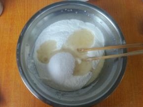 加入糖。