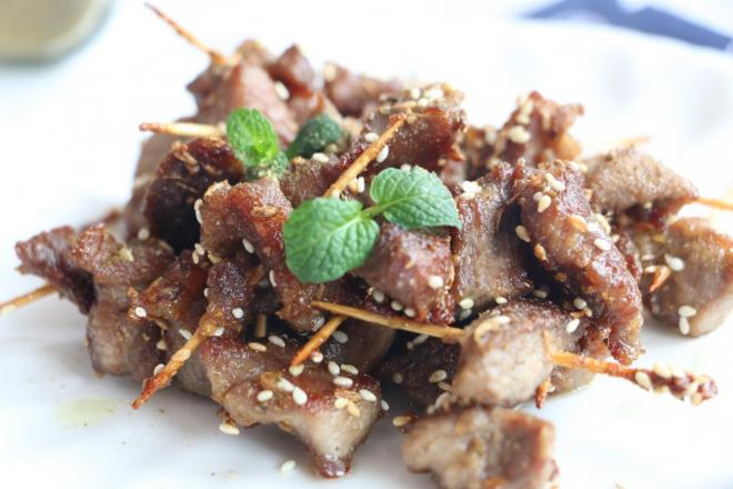 牙签羊肉