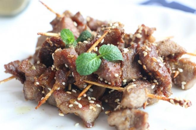 牙签羊肉