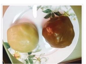 面团和馅团准备好