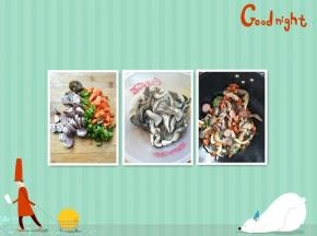 .蔬菜放入油锅翻炒掉水份