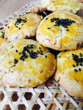 营养丰富、美味十足的桃酥。