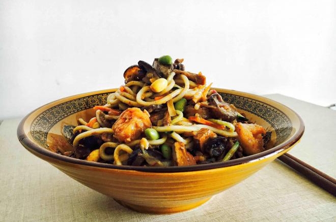 老天津卫三鲜卤面