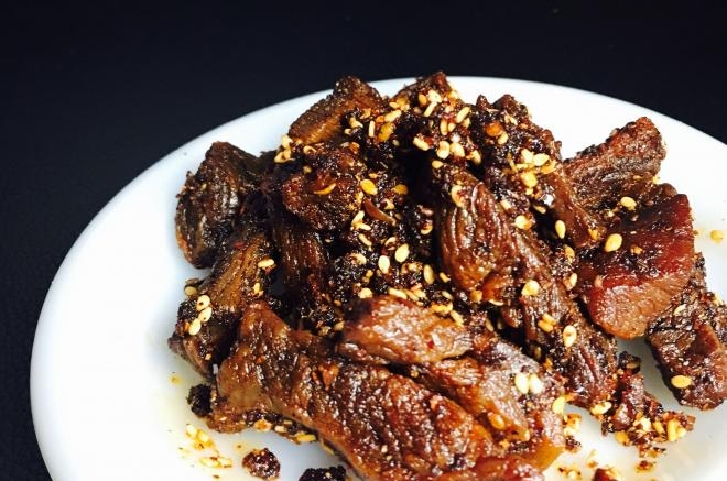 麻辣牛肉干