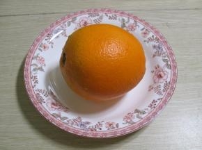 橙子洗干净