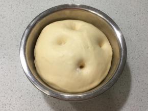 直到面团发到二倍大