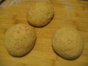 面团分成三等份