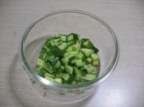 切成小块