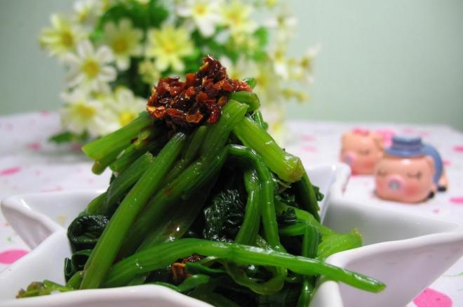 凉拌菠菜