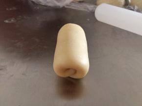 从上往下卷起