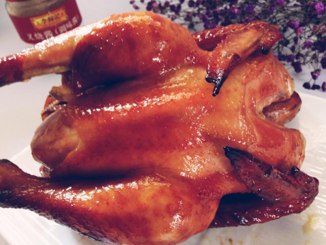 秘制叉烧烤鸡