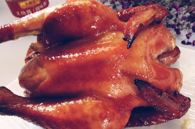 秘制叉烧烤鸡