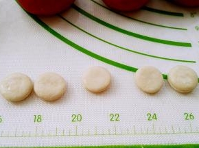 同样的方法取下的白色面片。