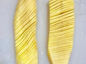 用竹签串起来
