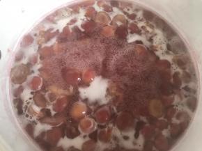 加热至沸腾，然后关小火，开盖再煮8-10分钟左右，晾凉了盛出来就可以吃了。