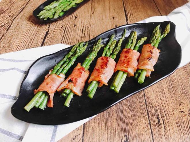 培根芦笋卷-健康 快手菜