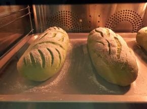 多注意观察面包在炉内状况